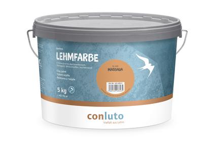 conluto Lehmfarbe im 5kg Eimer - Farbton massada