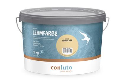 Lehmfarbe Lehmocker conluto Lehmfarbe im 5kg Eimer - Farbton lehmocker