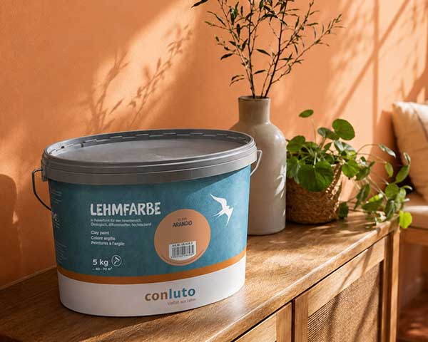 conluto Lehmfarbe Arancio