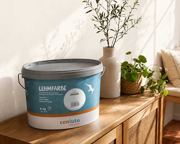 conluto Lehmfarbe Edelweiß