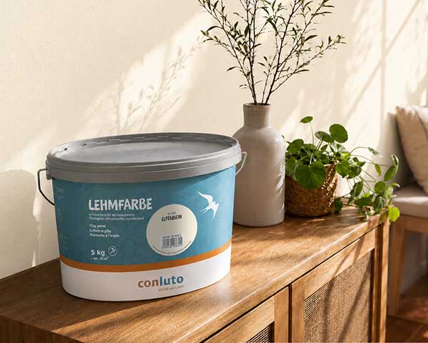 conluto Lehmfarbe Elfenbein