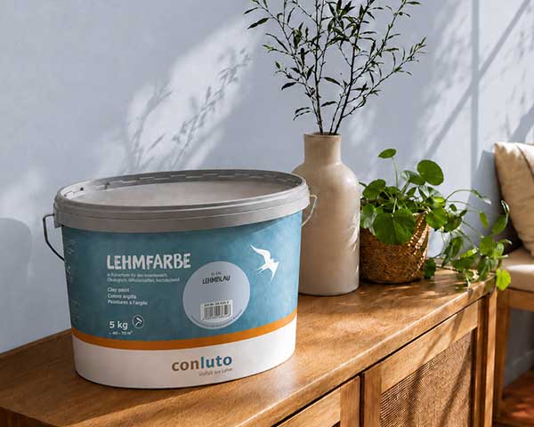 conluto Lehmfarbe Lehmblau