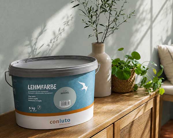 conluto Lehmfarbe Muschel